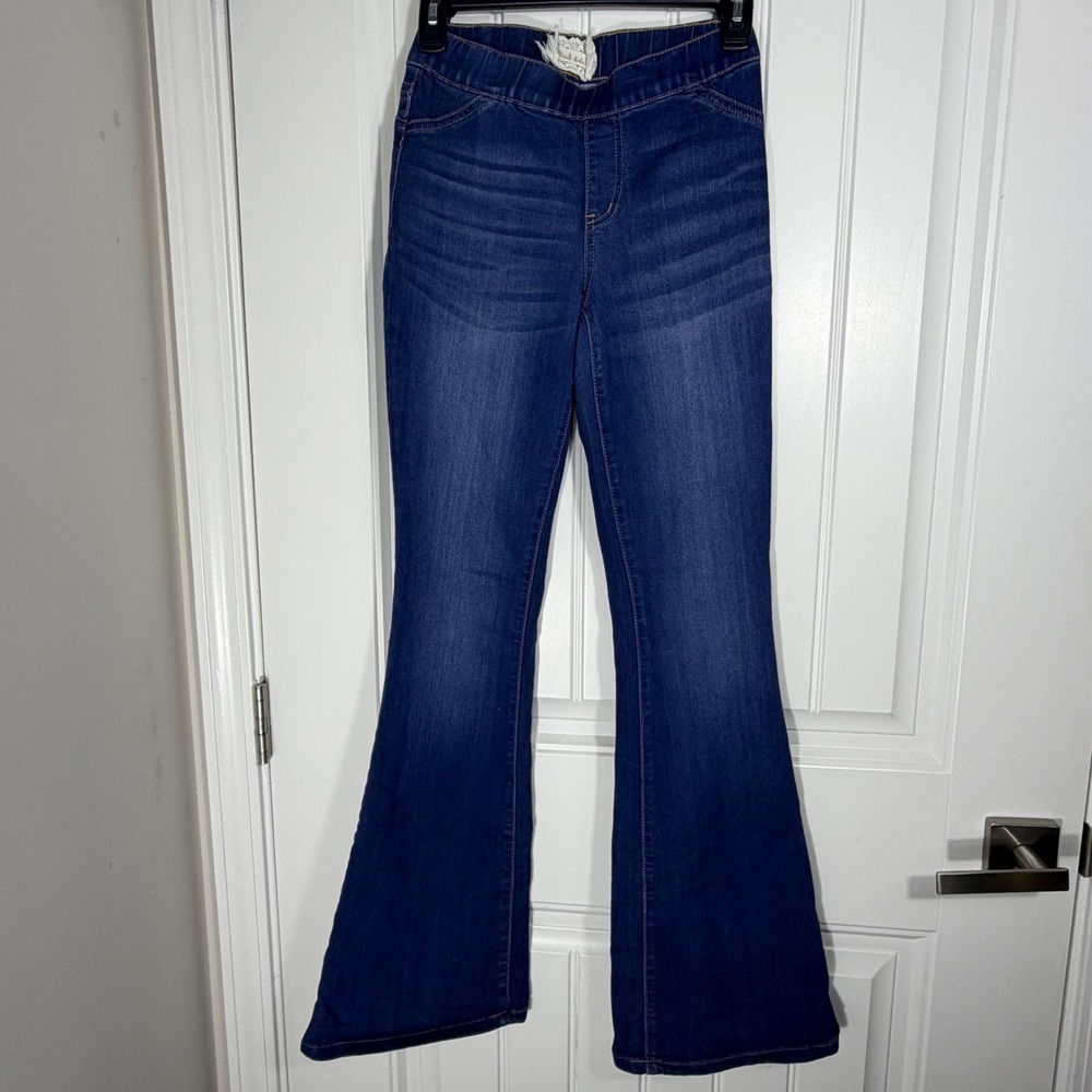 Altard State Flare Jeans Womens XS Dark Wash Pull On Bell Bottom Jeggings
